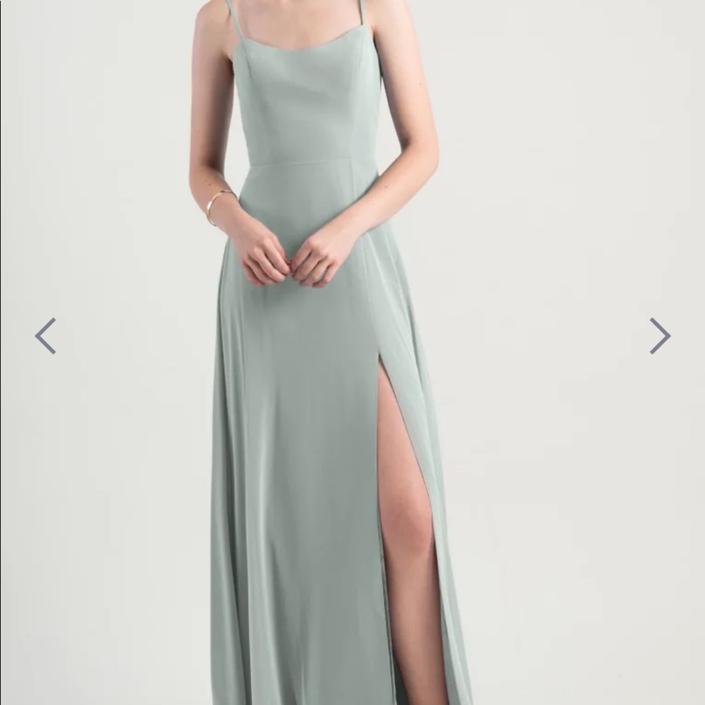 Jenny Yoo Kiara Dress in Morning Mist